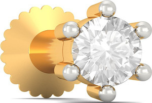 BlueStone Ixia 18kt Diamond Yellow Gold Stud