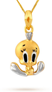 TBZ TheOriginal Cute Twity 22kt Yellow Gold Pendant