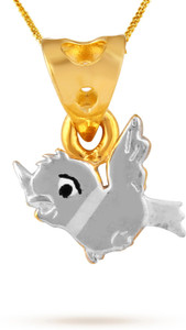 TBZ TheOriginal Flying Bird 22kt Yellow Gold Pendant