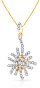 Malabar Gold and Diamonds P151527 18kt Diamond Yellow Gold Pendant