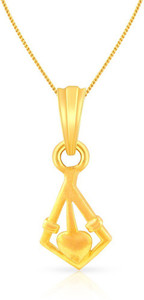 Malabar Gold and Diamonds MHAAAAAAWVZE 22kt Yellow Gold Pendant