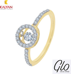 Kalyan Jewellers Glo Dancing Diamonds 18kt Diamond Yellow Gold
