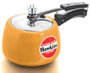 Hawkins Contura Mustard Yellow 3 L Pressure Cooker