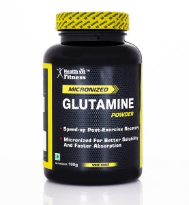 Healthvit Glutamine Powder - 100 g (Unflavored) Glutamine