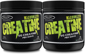Sinew Nutrition Micronized Creatine Monohydrate 300gm / 0.66 lb - Unflavoured (Pack of 2) Creatine