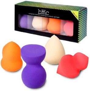 Bundle Monster Bmc Pro Cosmetic Foundation Puff Blender Teardrop Hourglass Spade Sculptor Set