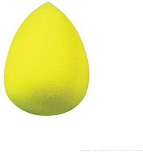 Gugzy Yellow Water Droplet Makeup Foundation Puff Sponge Blender