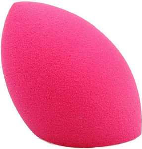 Fabzeel Pink Olive Cut Makeup Beauty Sponge Foundation Blender Puff With Flat Edge