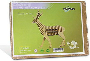 playwin corrugated paper 3d jigsaw puzzle the best parent child