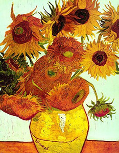 Eurographics Twelve Sunflowers Vincent Van Gogh Mini Puzzle 100