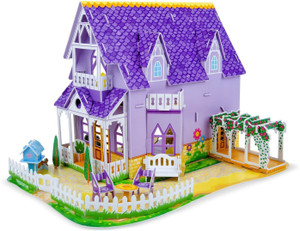 Melissa and doug pretty purple dollhouse cheap