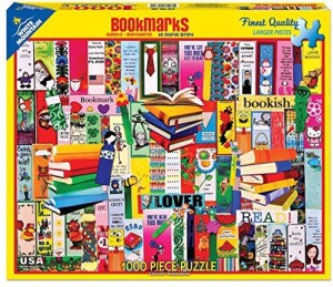 White mountain puzzle offers sealed bookmarks 1000 pieces