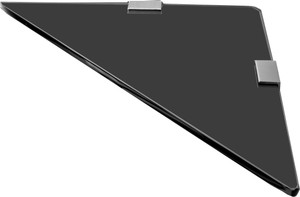 SDG Glass, Brass Wall Shelf