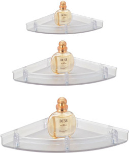 Kamal Corner Shelf Set 3 Pcs (Neo) Plastic Wall Shelf
