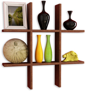 Home Sparkle Wooden Wall Shelf