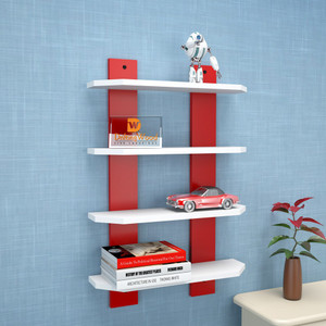 DriftingWood Ladder Shape Wooden Wall Shelf