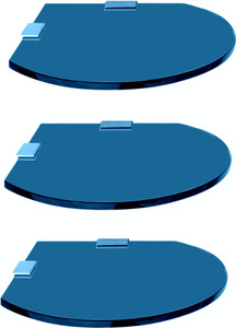 SDG Glass, Brass Wall Shelf
