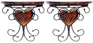 Onlineshoppee Wooden Rack Shelf pack of 2 Wooden Wall Shelf
