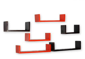 Onlineshoppee Wooden Wall Shelf