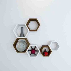 Usha Furniture Wooden Wall Shelf