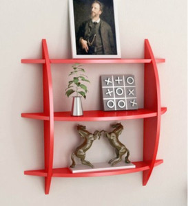 Onlineshoppee Wooden Wall Shelf