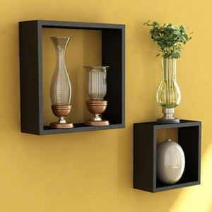Onlineshoppee Wooden Wall Shelf
