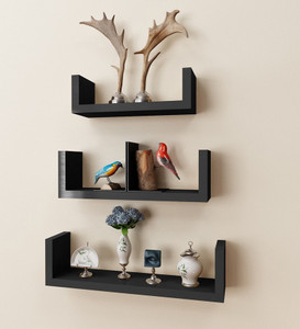 Surya Ind U Shape MDF Wall Shelf