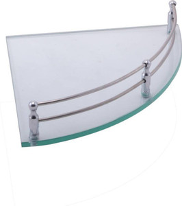 Metro Glass, Stainless Steel Wall Shelf