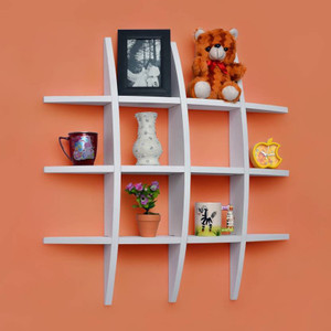 Onlineshoppee Big Tier MDF Wall Shelf