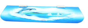 Royal Indian Craft 18 By 5 Inch Printed Glass Wall Shelf
