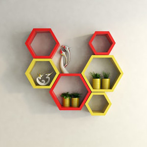 Usha Furniture Wooden Wall Shelf