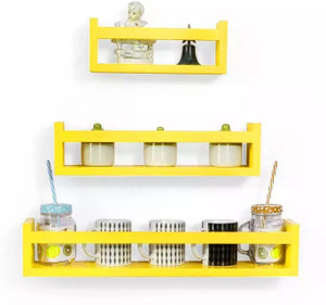 Onlineshoppee Wall Decor Multipurpose MDF Wall Shelf