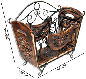 Acme Production Wooden Wall Shelf