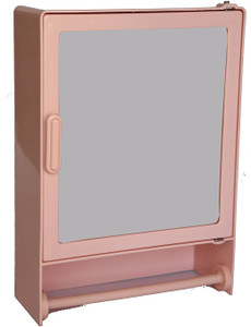 Zoom Zoom Morning Bathroom Mirror Cabinet(40.64 x 10.6 x 30.48) Plastic Wall Shelf