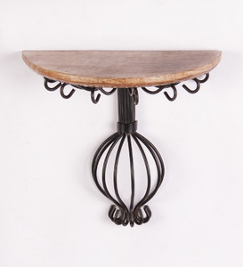 Onlineshoppee Wooden Wall Shelf