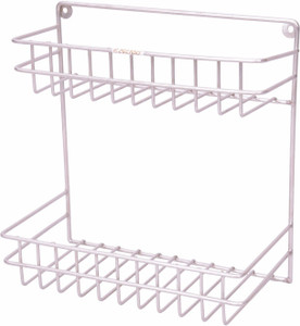Zecado Medium Multipurpose Rack Stainless Steel Wall Shelf