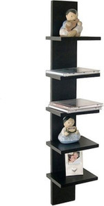 Arsalan 5 - Tier Wooden Wall Shelf