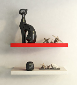 Artesia Wooden Wall Shelf