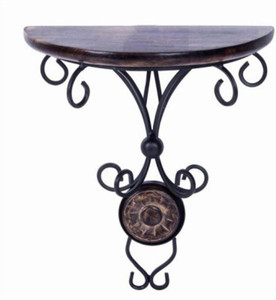 Sajawat Bazaar Bracket Long Wooden Wall Shelf