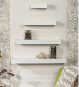Onlineshoppee Rectangular Wooden Wall Shelf