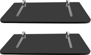 SDG Glass, Brass Wall Shelf