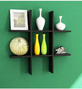 Antiqua V Group Wooden Wall Shelf