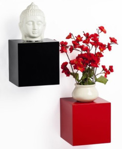 Onlineshoppee Wooden Wall Shelf