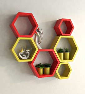 Artesia Wooden Wall Shelf