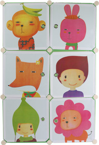Chrome Compartment Kids Polypropylene Wall Shelf
