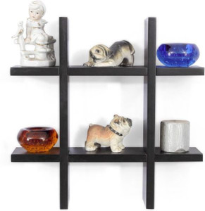 Onlineshoppee Plus Wooden Wall Shelf
