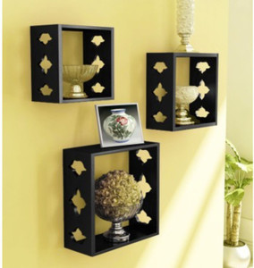 Onlineshoppee Wooden Wall Shelf