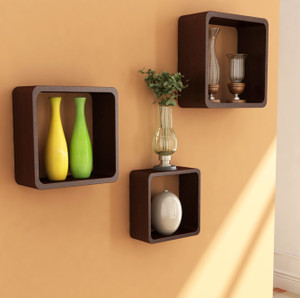 Home Sparkle Wooden Wall Shelf