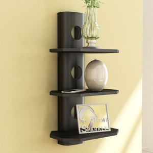 Home Sparkle 3 Tier Wall Shelf Wooden Wall Shelf