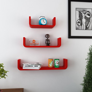 DriftingWood U Shape Wooden Wall Shelf